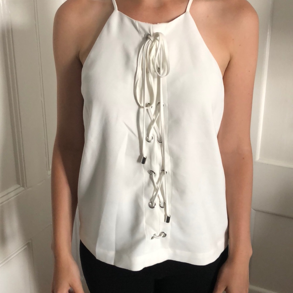 Parker - Estella lace up top